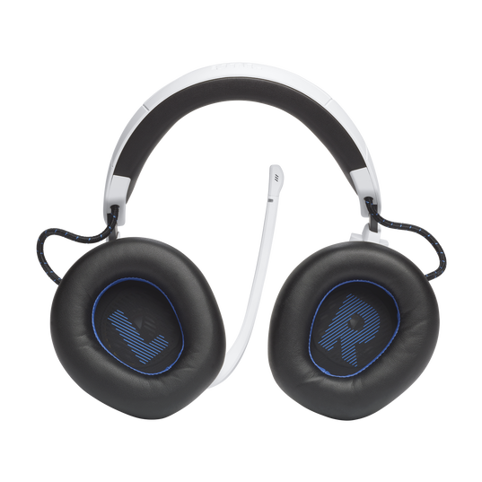 JBL Quantum 910P Console Wireless - White - Wireless over-ear console gaming headset with head tracking-enhanced, Active Noise Cancelling and Bluetooth - Detailshot 2